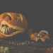 jack o lantern on brown wooden surface